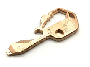 PVD Coating Keychain Survival Tool Gear 24 In One Metal Injection ODM
