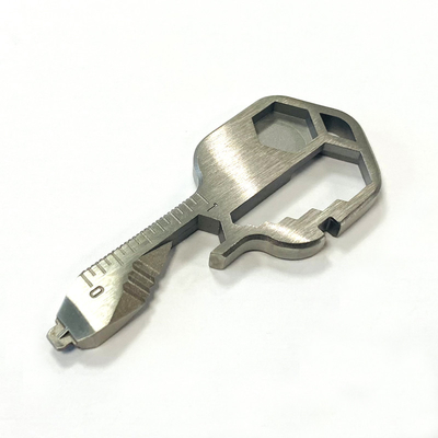 PVD Coating Keychain Survival Tool Gear 24 In One Metal Injection ODM