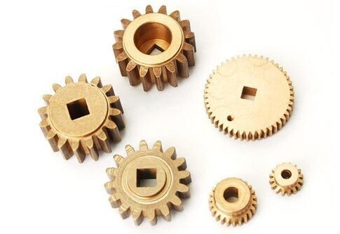 Customized Small Sintered Metal Parts Copper Gears Powder Metallurgy Bearing