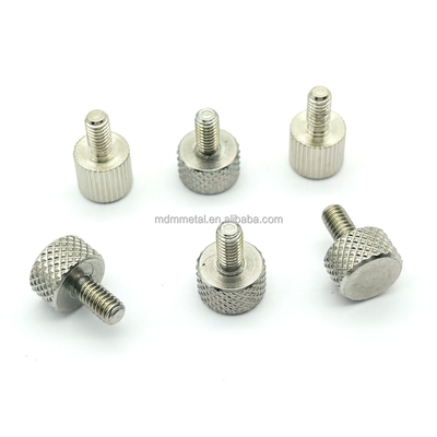 Anodized Aluminum Cnc Machining Aircraft Parts Custom Screw Machining Fasteners Knurled Thumb Screws