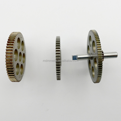 Small Sintered Metal Bearings Spur Gear Sprockets Cnc Lathe Parts