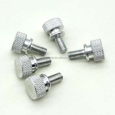 Stainless Steel CNC Autopart Precision Machining For Aerospace Parts Flat Head Knurled Screw