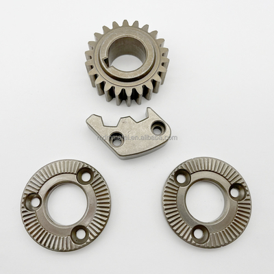 MIM Aluminium CNC Sintered Metal Parts Micro Internal Spur Gear Solid Phase Custom