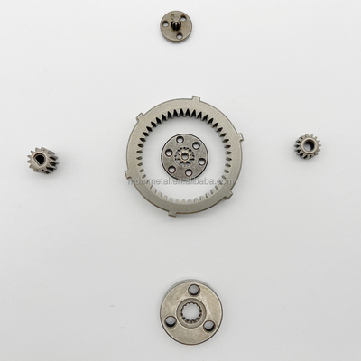 Large Tempering Powder Metallurgy Parts Worm Spur Gear Machining