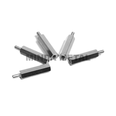 4Axis Aircraft Aluminum CNC Turning Parts Column Standoff