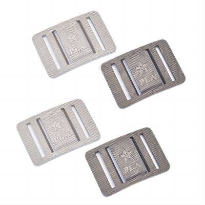 Plating Silver Powder Injection Molding for Custom Carbide Belt Buckle Metal Parts