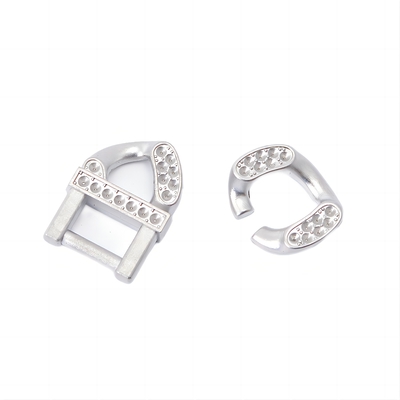 Plating Silver Powder Injection Molding for Custom Carbide Belt Buckle Metal Parts