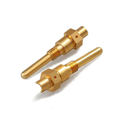 Custom Brass Aerospace Parts CNC Machining Processing Wiring Terminal