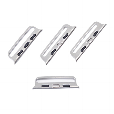 Silver Plating Machined Titanium Metal Injection Molding Parts Watch Strap Connectors