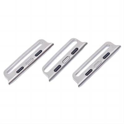 Silver Plating Machined Titanium Metal Injection Molding Parts Watch Strap Connectors