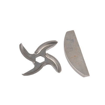 Pressing mode Injection molding Meat grinder accessories with Stainless steel hole plate