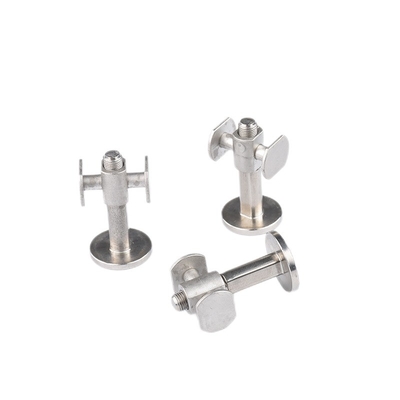 Silver Plated MIM CNC Stainless Steel Parts Fasteners Precision Machining Components