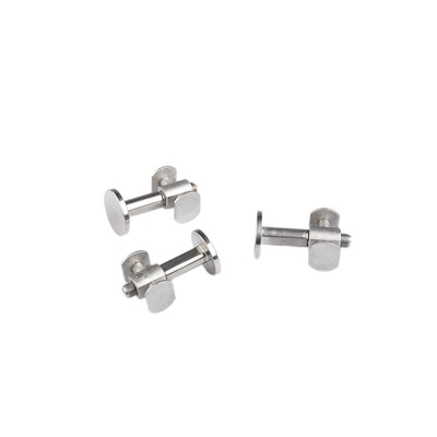 Silver Plated MIM CNC Stainless Steel Parts Fasteners Precision Machining Components