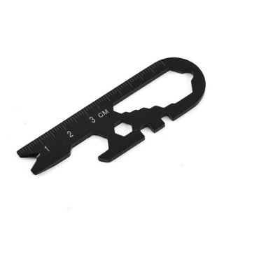 Multifunction Outdoor Survival Keychain EDC Card Tools Portable Small Wrench
