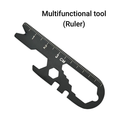 Multifunction Outdoor Survival Keychain EDC Card Tools Portable Small Wrench