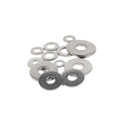 Stainless Steel 316 Flat Ring Washer with 0.02mm Tolerance and 100% QC Inspection for Precision Applications
