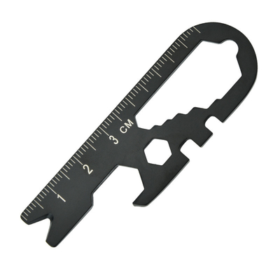 Multifunction Outdoor Survival Keychain EDC Card Tools Portable Small Wrench